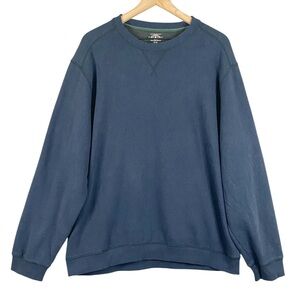 G.H. Bass & Co. Men's Longsleeve Crewneck
Sweatshirt in Navy Blue Size XXL